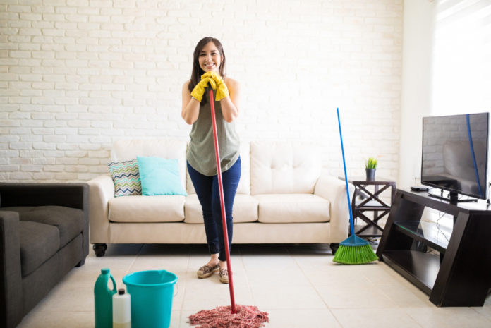 Boost mental health by cleaning